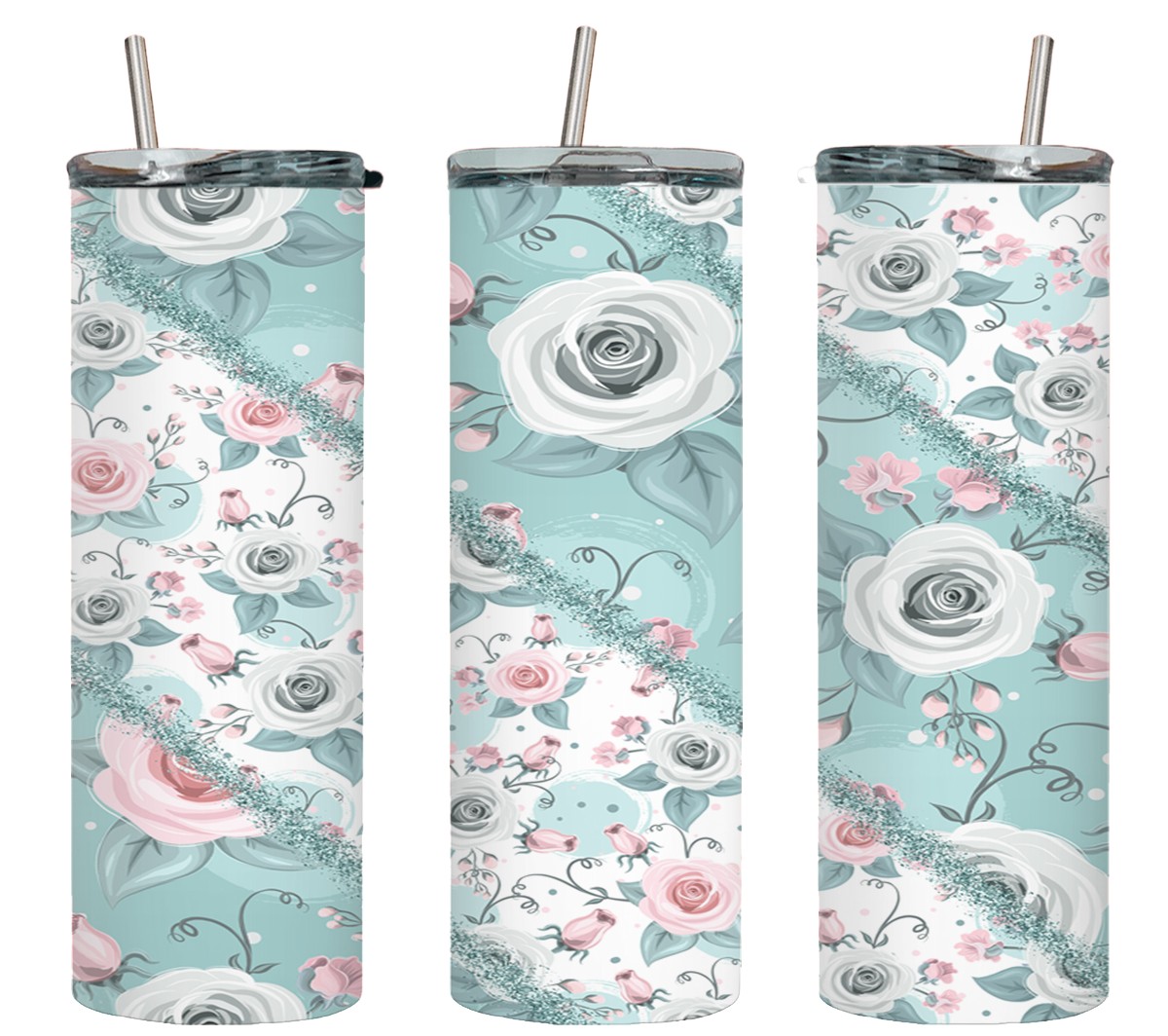 Flower Split Blue-10576